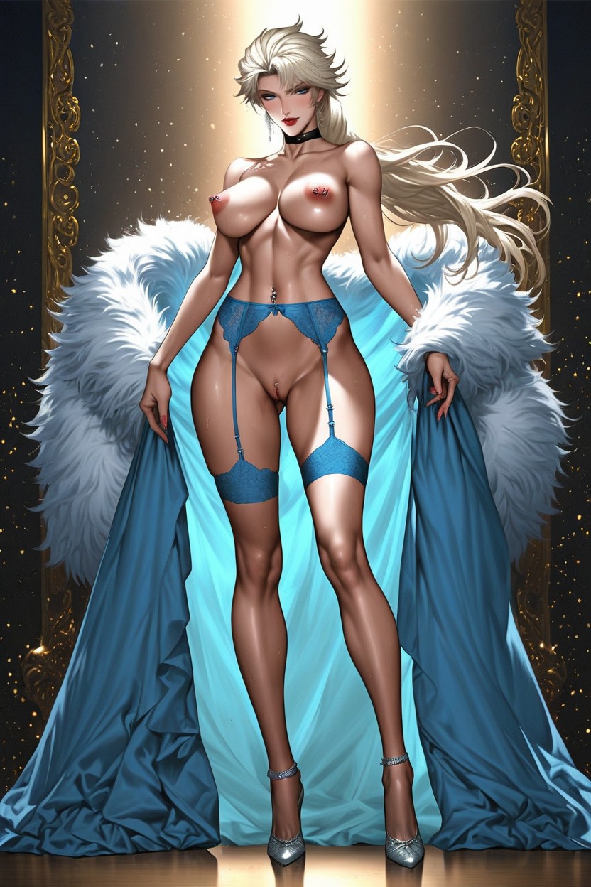 Erect Nipples, Wide Hips, Tits Out Hentai AI Porn