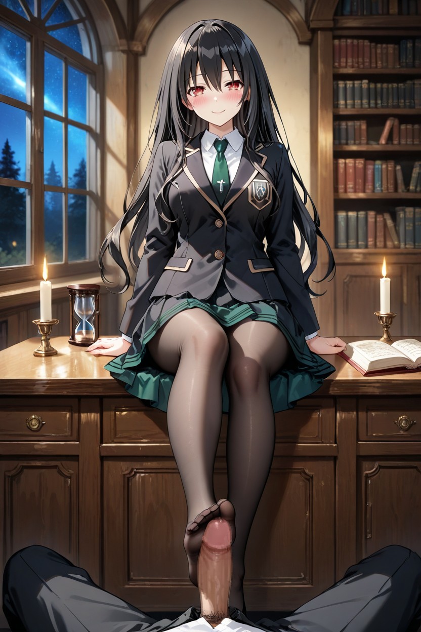 Japanese Anime Quality, Outside Windows Is Forest, 1 Persona Hentai IA