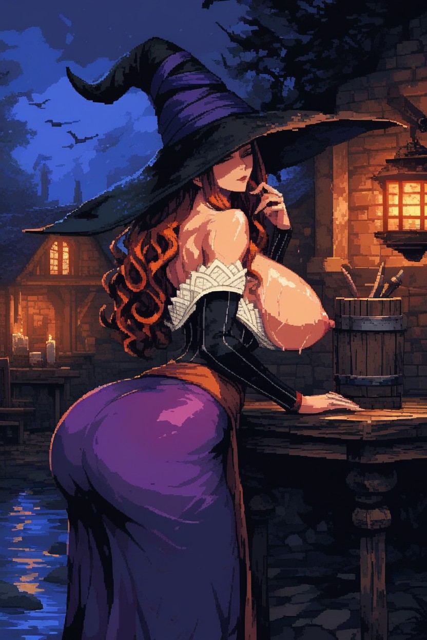 Oiled Body, Silk Gown, 25+ Hentai IA