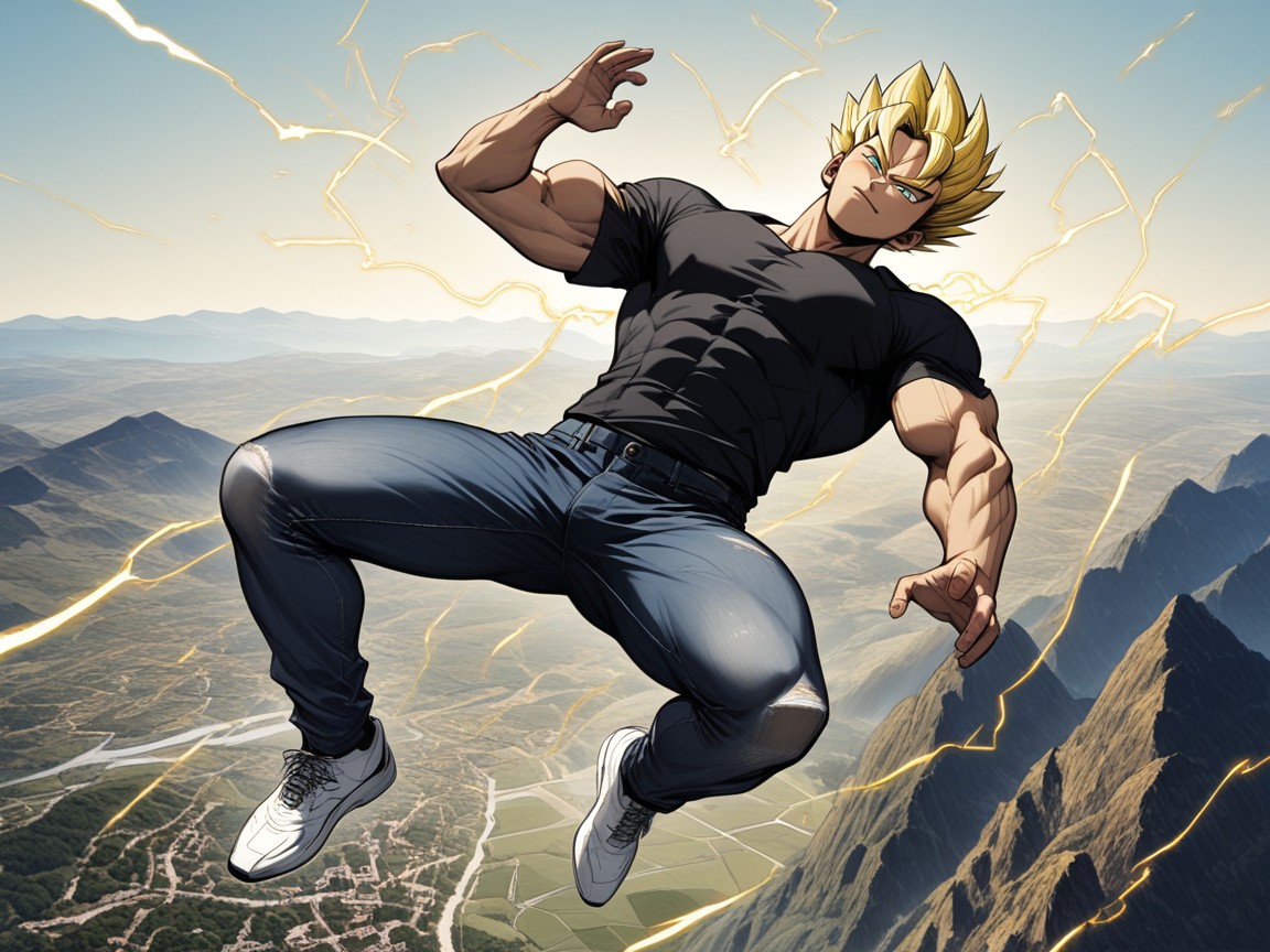 Mountains, High Resolution, Detailed Hair Hentai IA