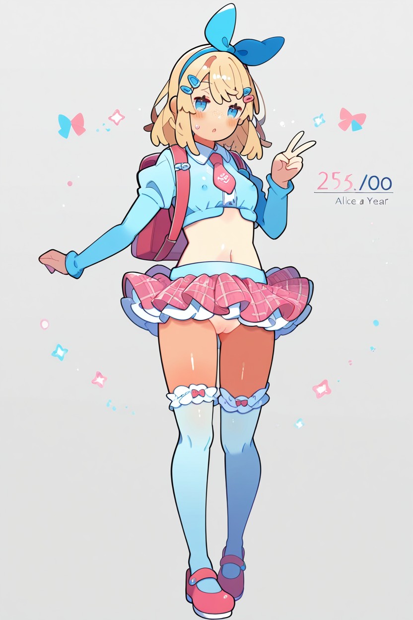 Vbnm, View Slightly From Side, Hair Bow Hentai IA