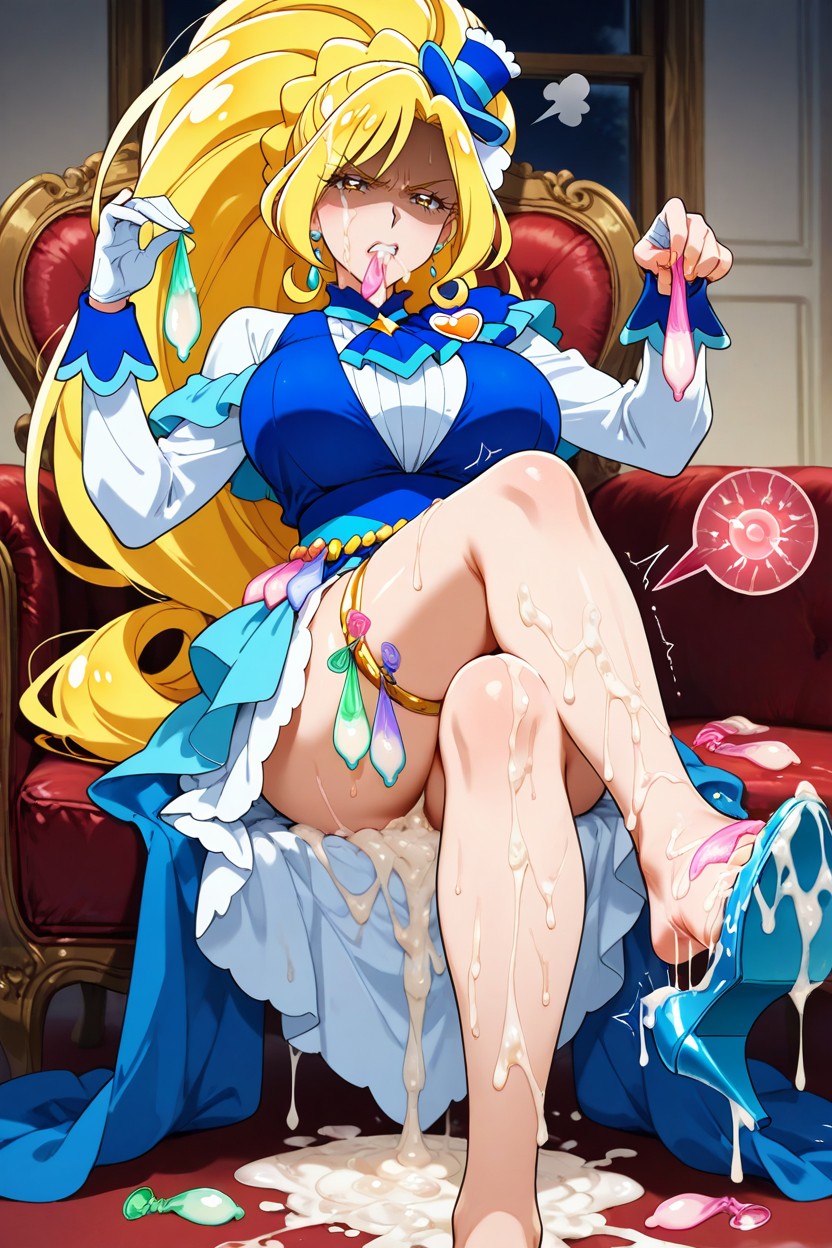 Glaring, Pechos Medianos, Fertilization X-ray Hentai IA