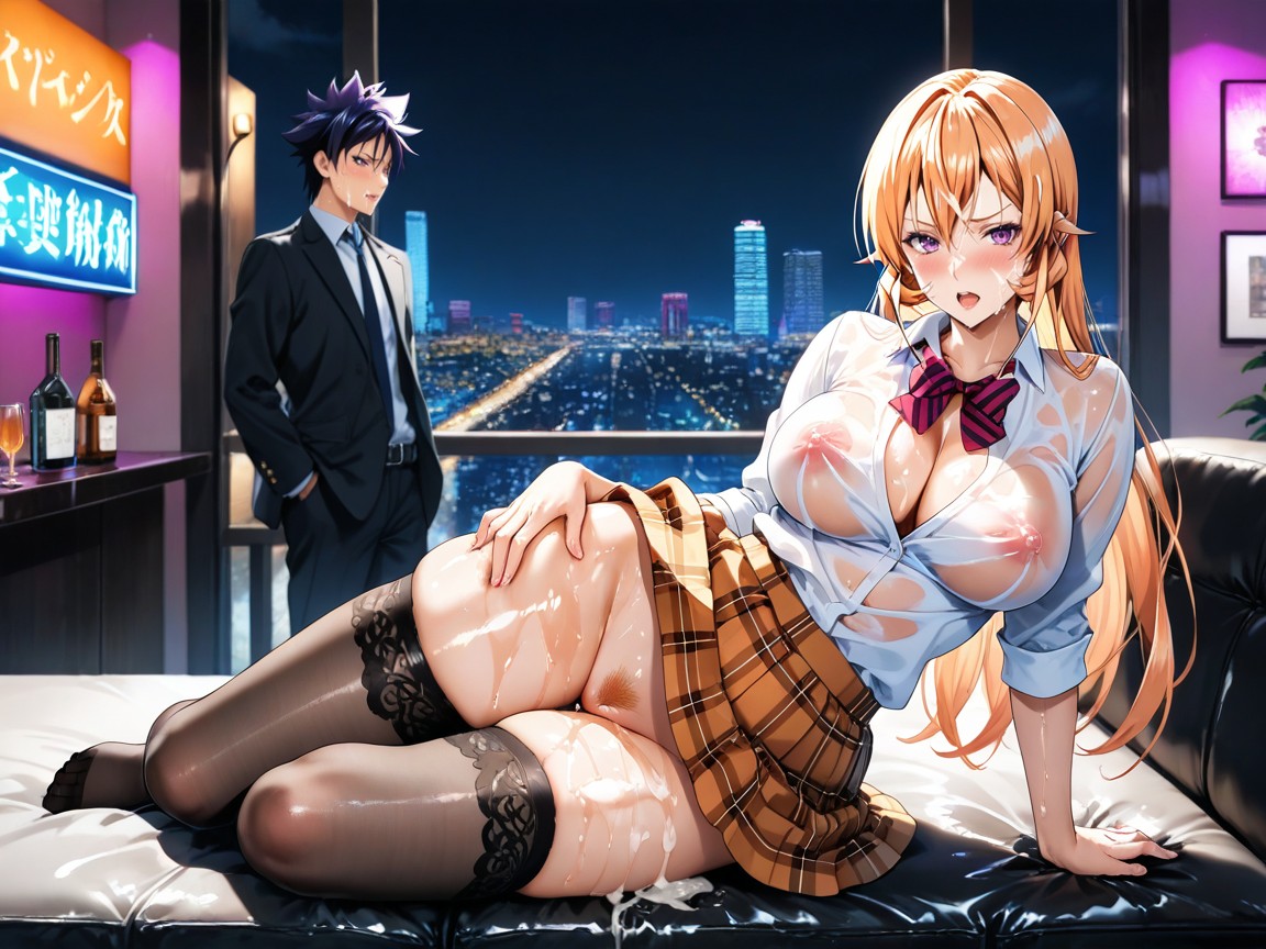 Glossy Full Lips, Nakiri Alice From Shokugeki No Souma, In Heat Hentai IA