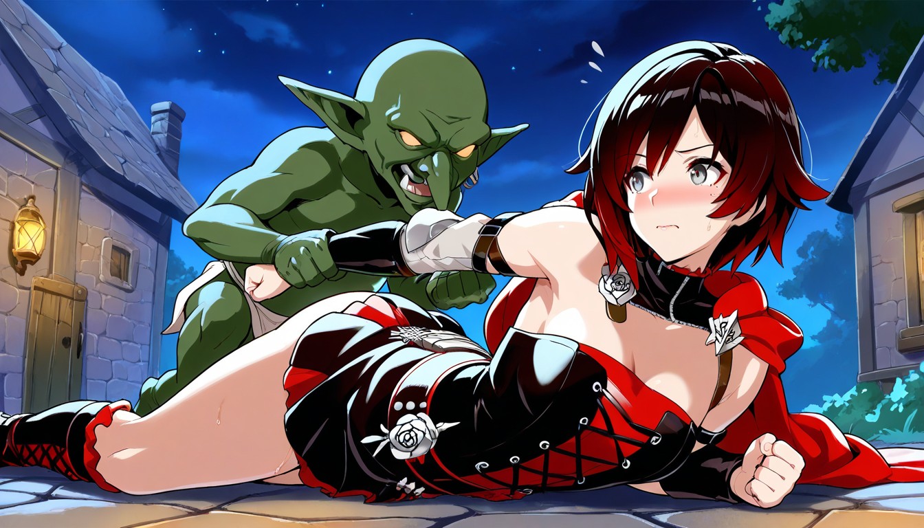 Armadura, Ruby Rose From Rwby, Physical Contact Hentai IA