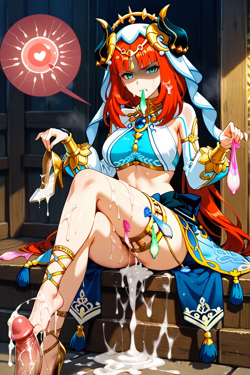 Cum Dump, Medium Ass, Sperm Covered Feet Hentai AI Porn