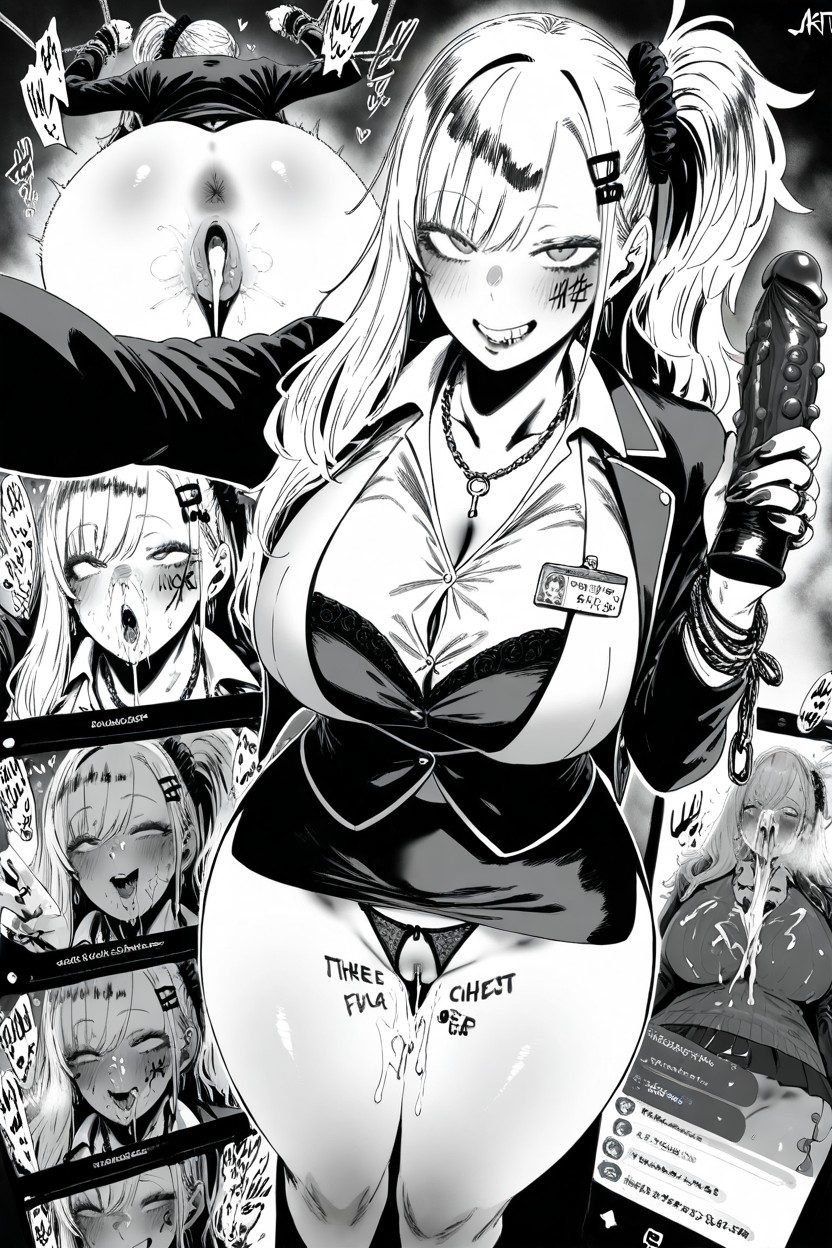 Skirt, Restrained, V-sign Hentai AI Porn