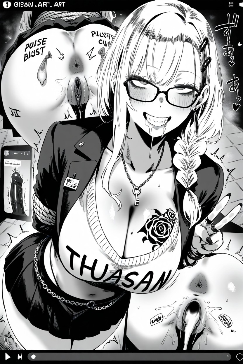 Tally Mark, Jk, Id Card Hentai AI Porn