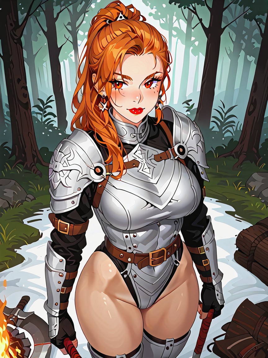Tribal, Axe, Lipstick Hentai AI Porn