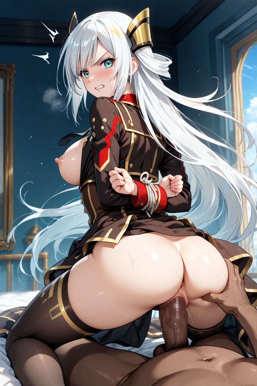 Dark-skinned Male, Vaginal Penetration, Medium Breasts Hentai IA