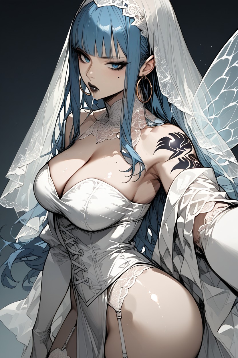 Side By Side, Hoop Earrings, Fairy Wings Hentai IA
