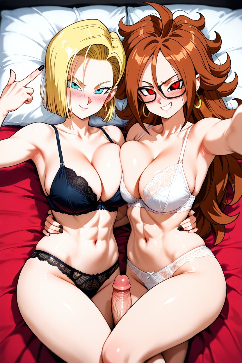In A Group Photo Android Is Taking A Selfie, 丸い胸, 25+ ヘンタイAIエロ