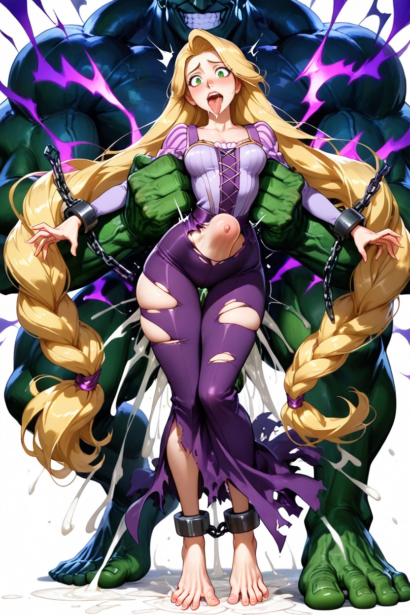Totally Torn Apart Purple Outfits, Expressive Motion, Soft Reflections Porno IA Hentai