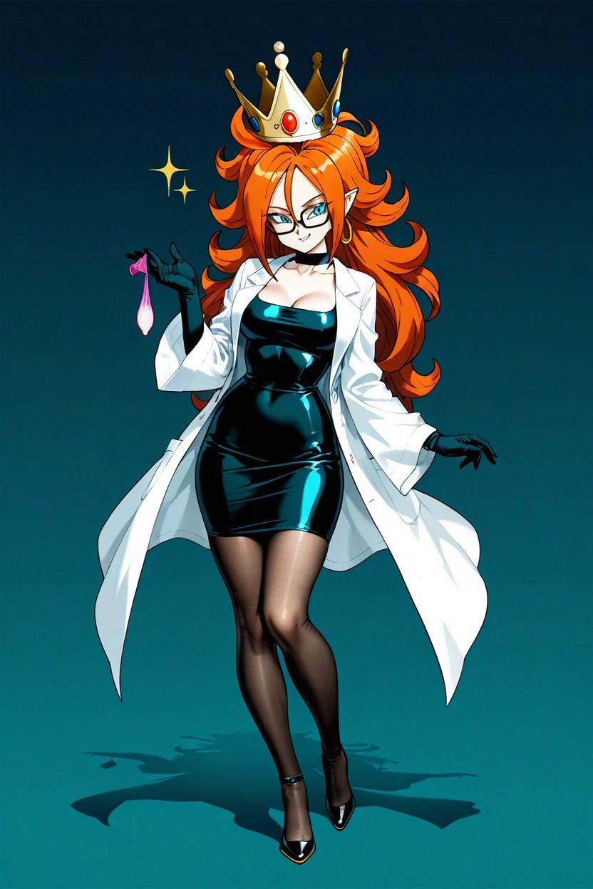 Android From Dragonball, High Crown Volume, Condón Usado Hentai IA