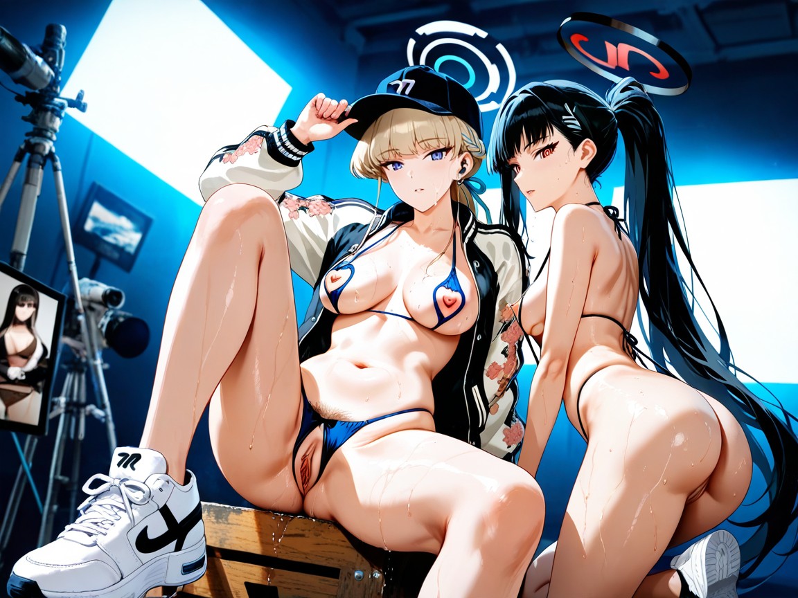 Erect Nipple, Soft Pubic Hair, Sukajan Hentai AI Porn