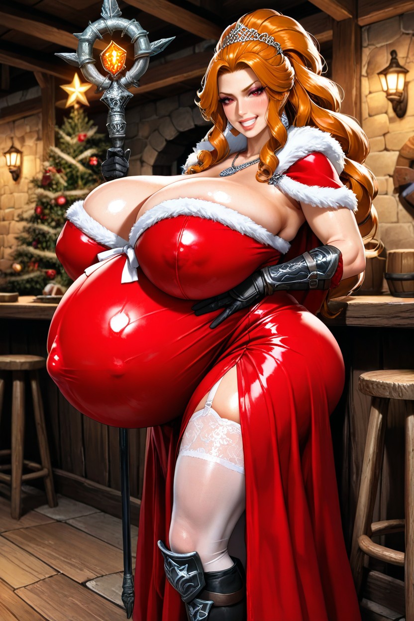 Magic Staff, Gigantic Perfect Boobs, Gift Boxes Hentai AI Porn