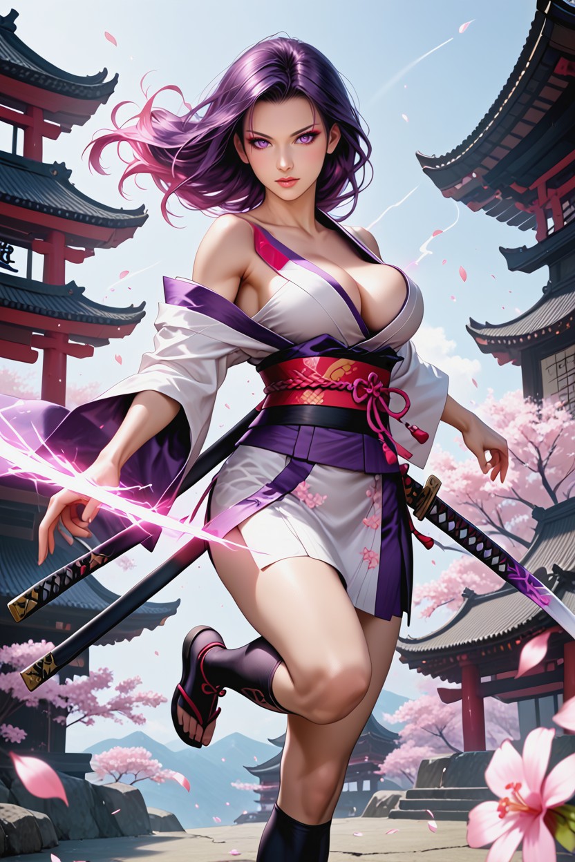 Skinny, Natural Lighting, Athletic And Curvy Female Body Hentai AI Porn
