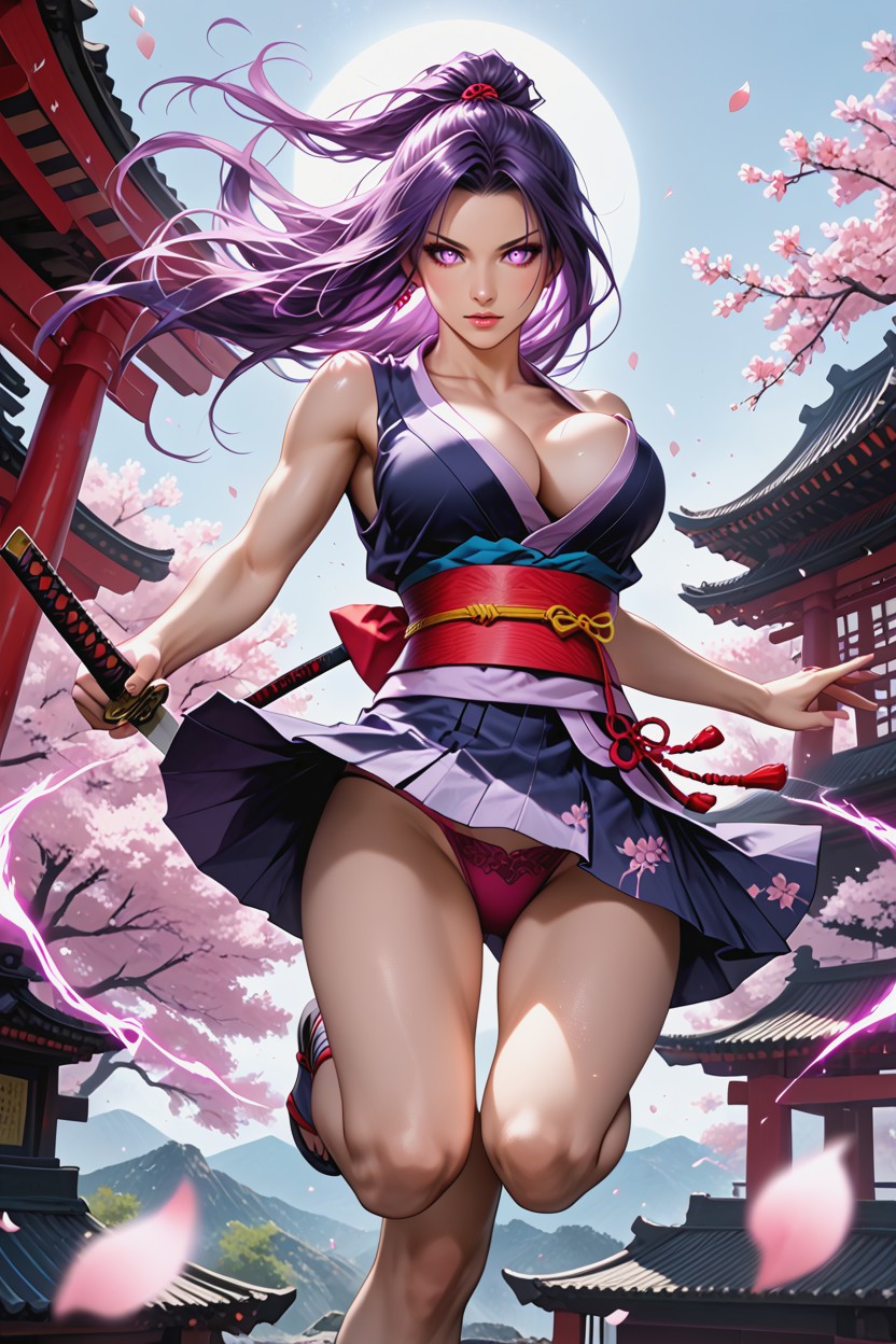 Immersive Environment, Pechos Masivos, Mid-air Katana Strike Hentai IA