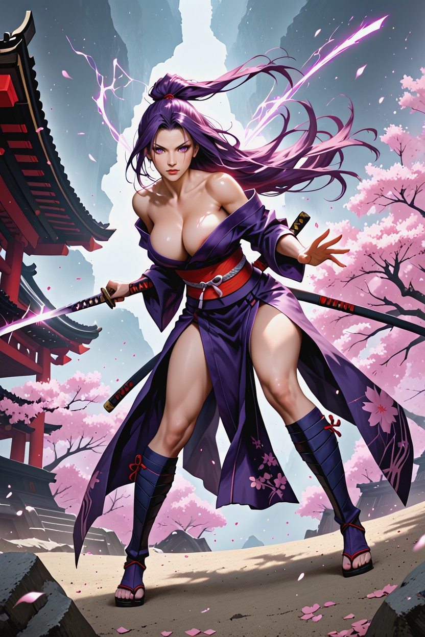 Dynamic Pose, Full Body, Detailed Hair Hentai AI Porn