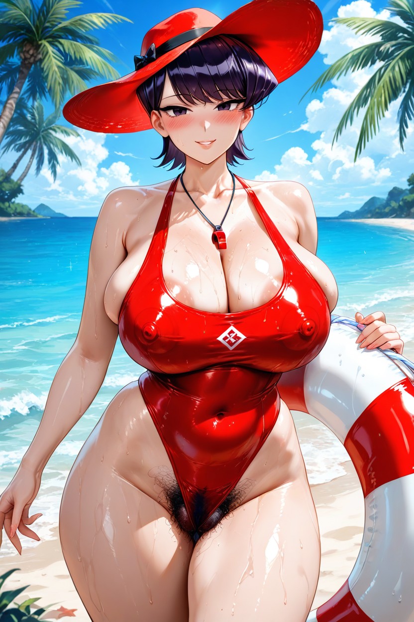 Hairy Pelvis, Parted_lips, Looking_at_viewer Hentai AI Porn