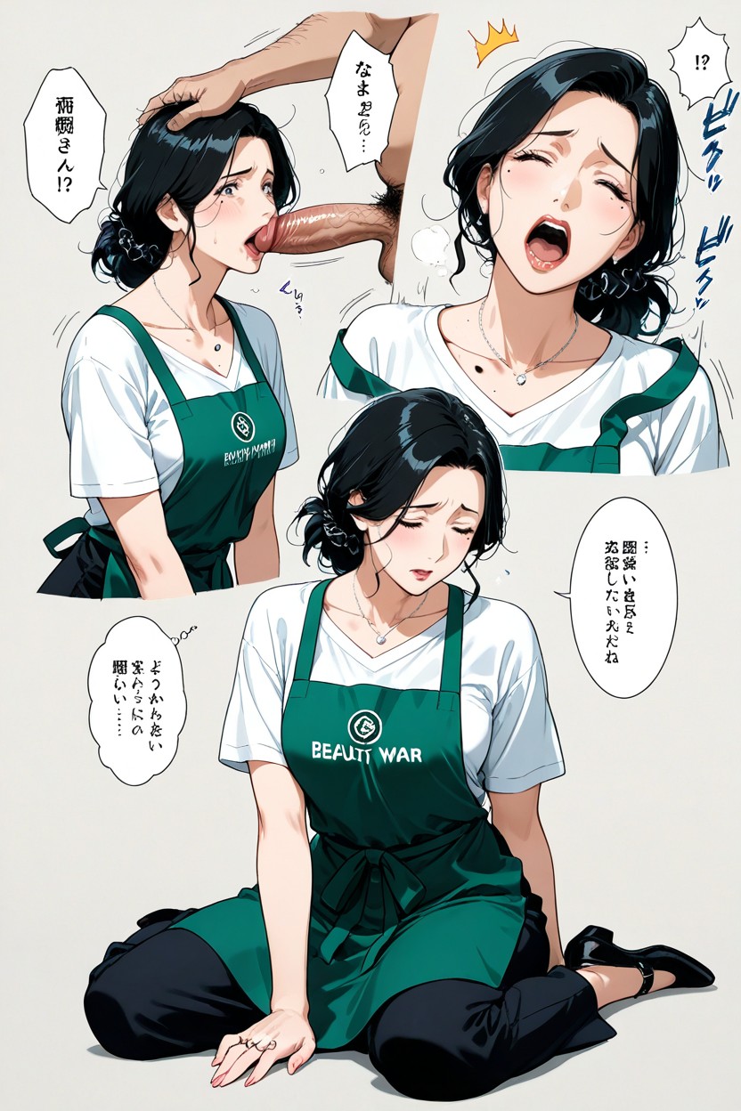 18+, Black Color Hair Scrunchie, Avoid The Penis Hentai AI Porn