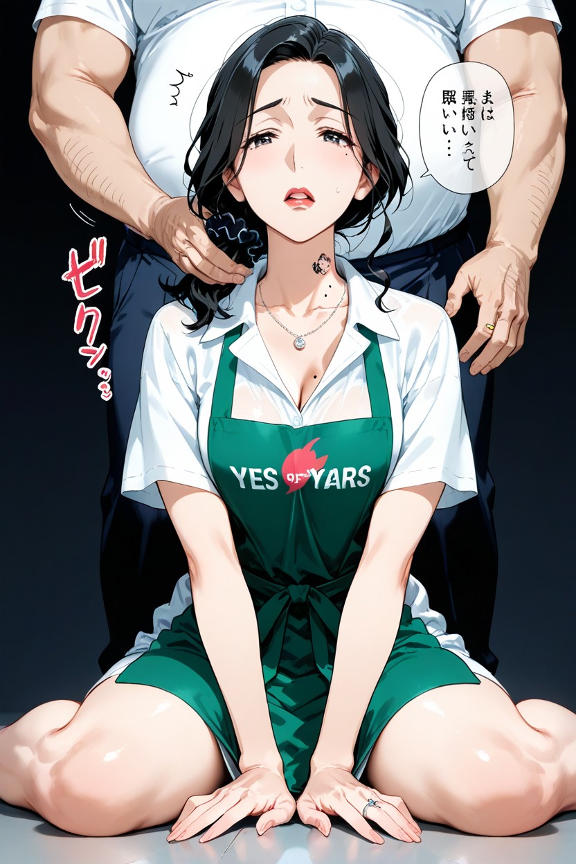 Avoid The Penis, Skinny, Looking_to_the_side Hentai AI Porn