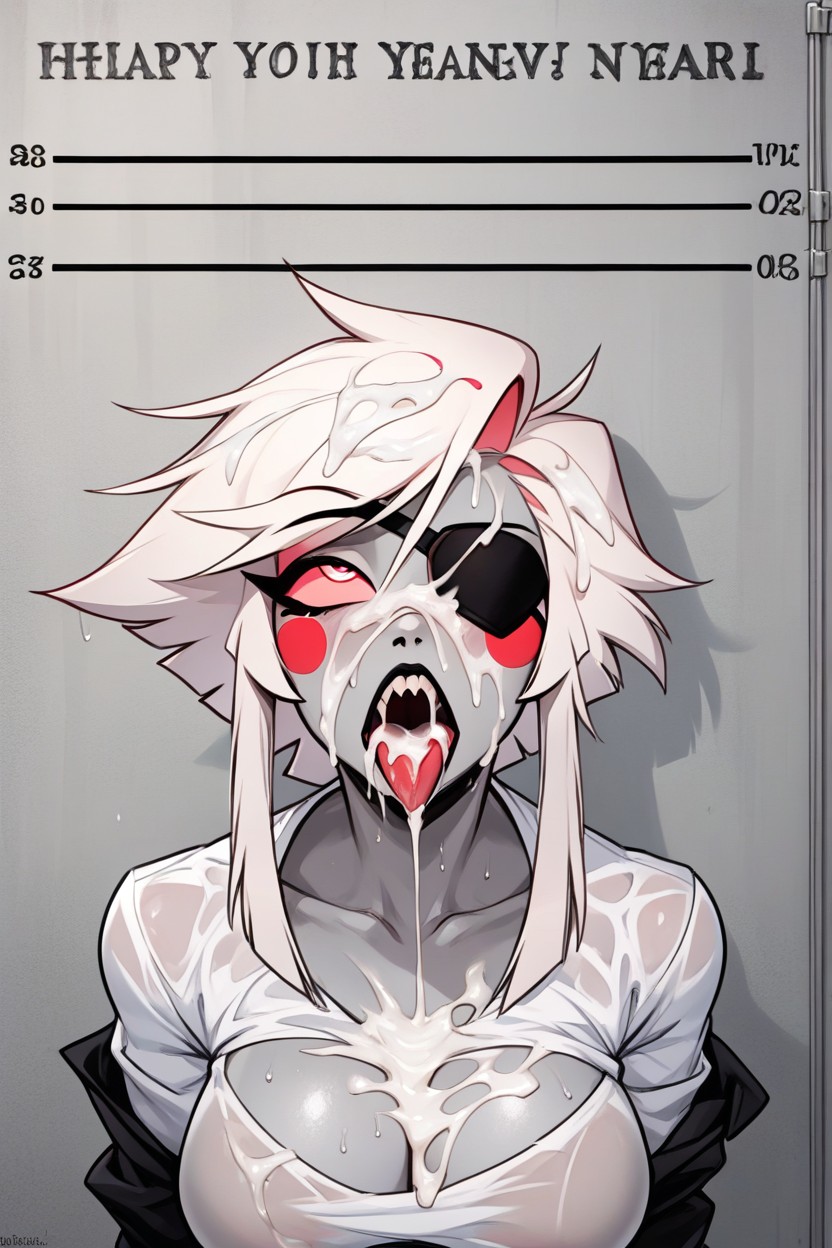 Natural Breast, Tongue, Ahegao Hentai AI Porn