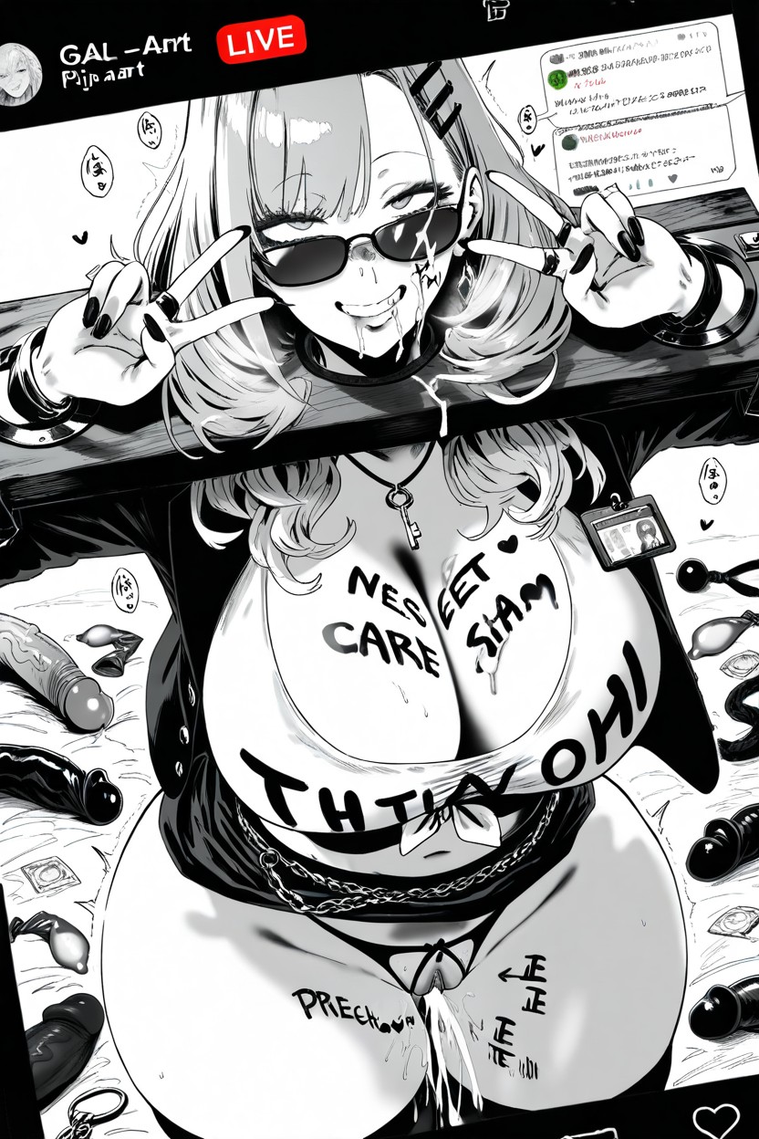 Sunglasses, Lance Panties, Tally Mark Hentai IA