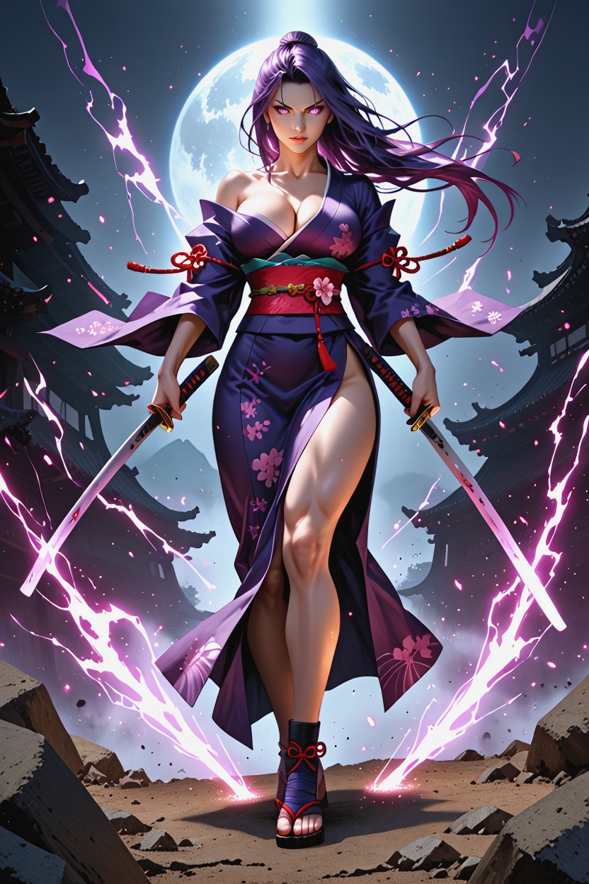 Cleavage, Escote, Hombros Descubiertos Hentai IA