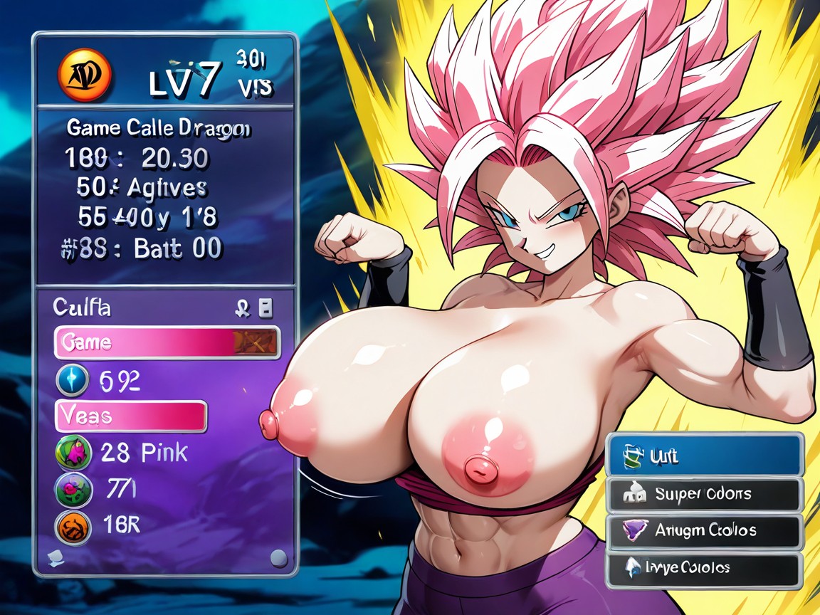 High Detail, Clean Modern Jrpg Interface, Mp Hentai IA