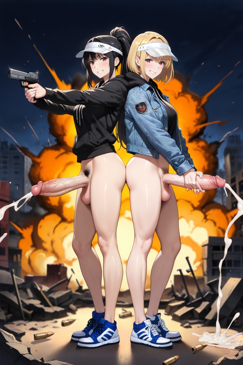 Ultra Detailed, Full Body, Cumshot Hentai IA