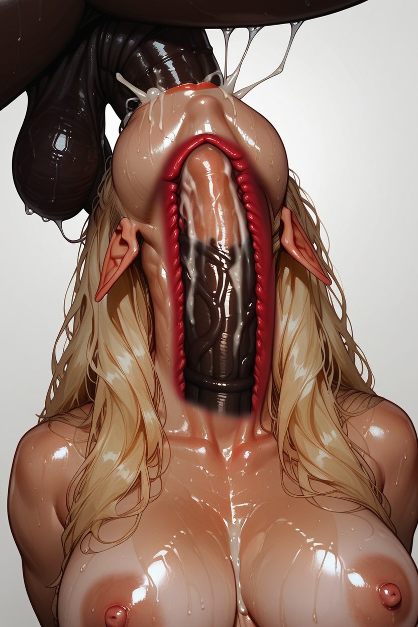 Deepthroat, Cum On Tits, Fit Hentai AI Porn