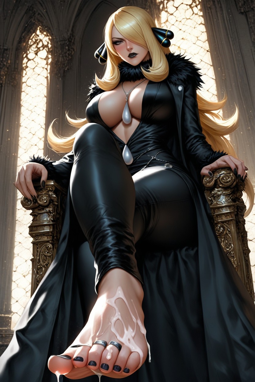 Black Lipstick, Low View, Low Angle Hentai IA