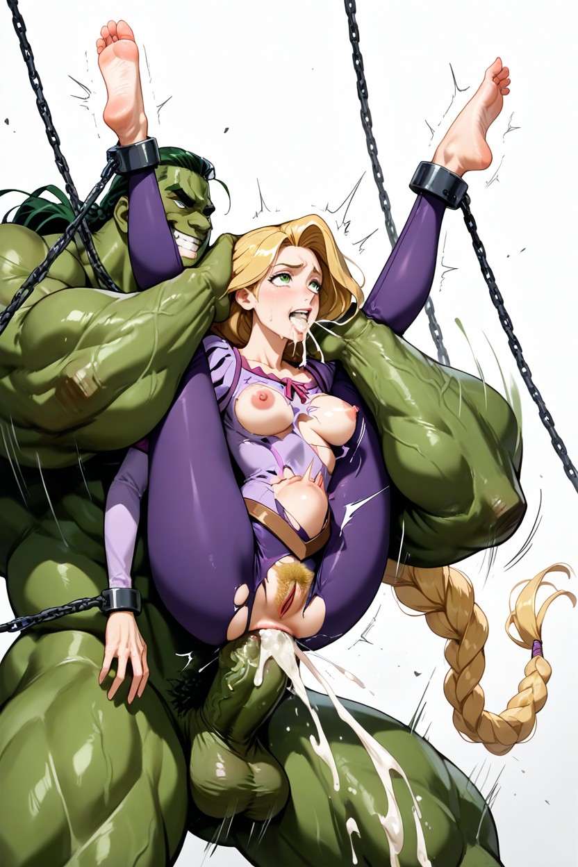 Brazos Arriba, Motion Lines, Naked Hentai IA