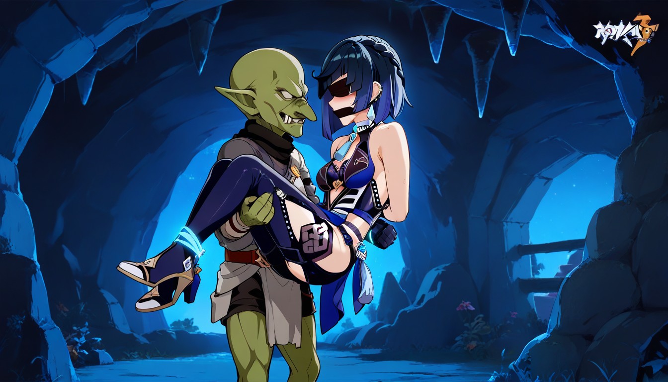 Front View, Honkai Impact, Delgada Hentai IA