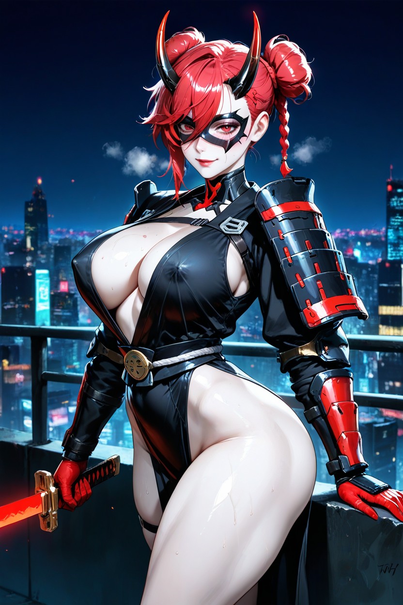 Extremely Wide Hips, Diablo, Pale Skin Hentai IA