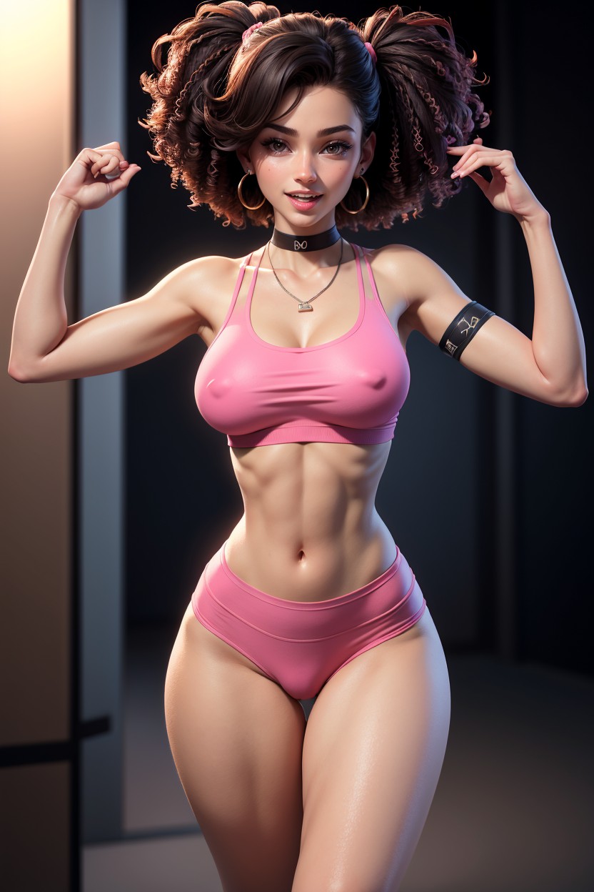 Trembling, Earrings, Medium Ass Hentai IA