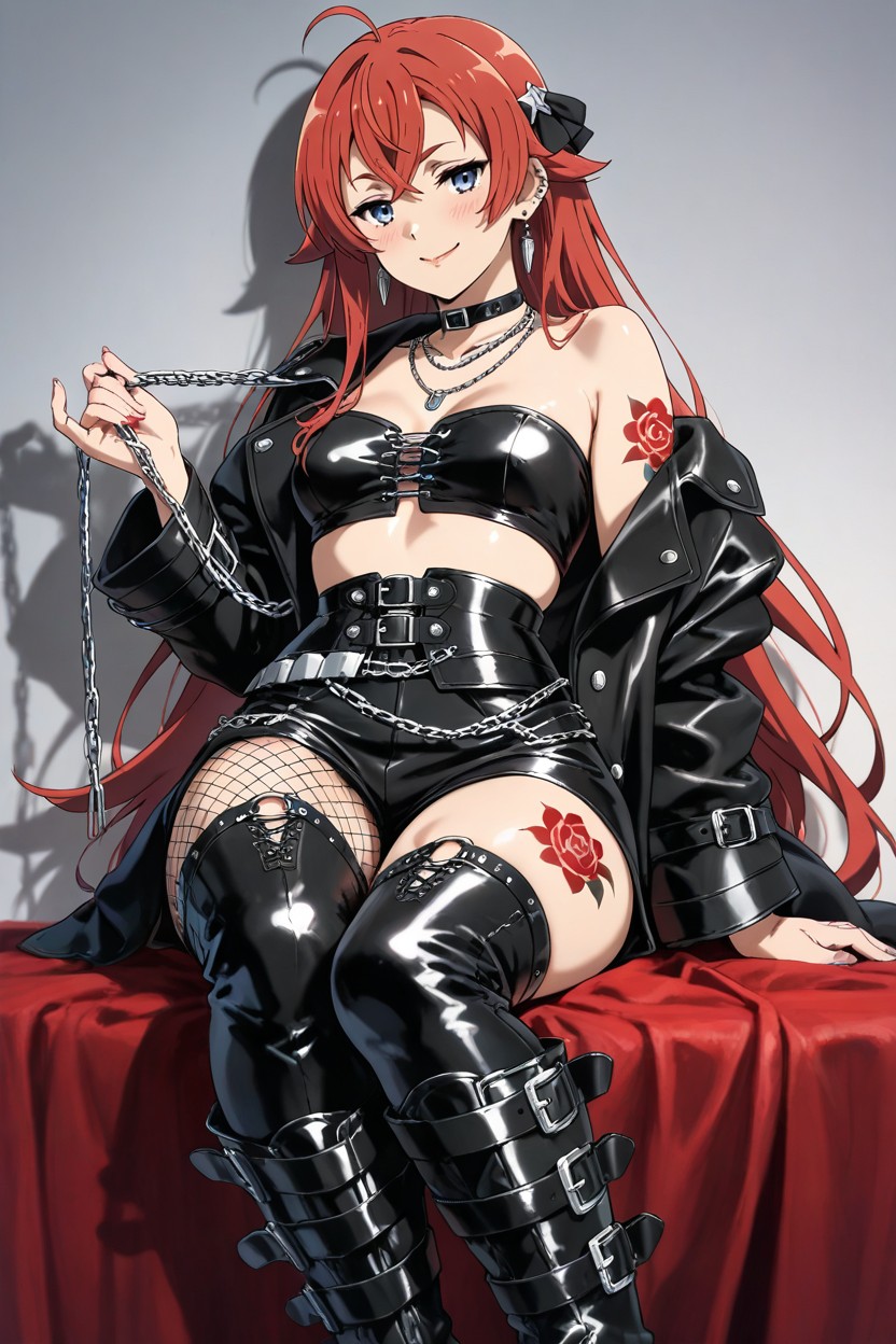 Delgada, Metallic Fashion, Tube Top Hentai IA