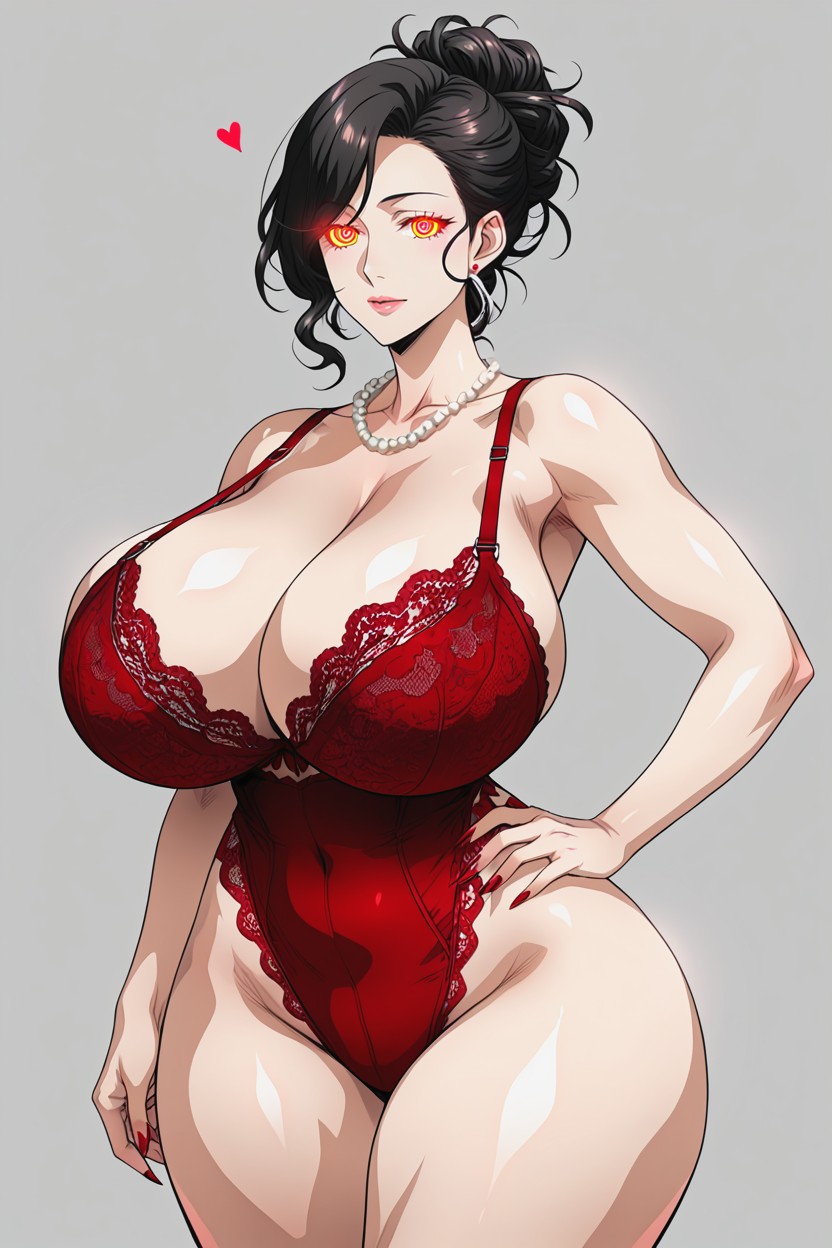 Expansión De Senos, Hair Strands, Sharp Jawline Hentai IA