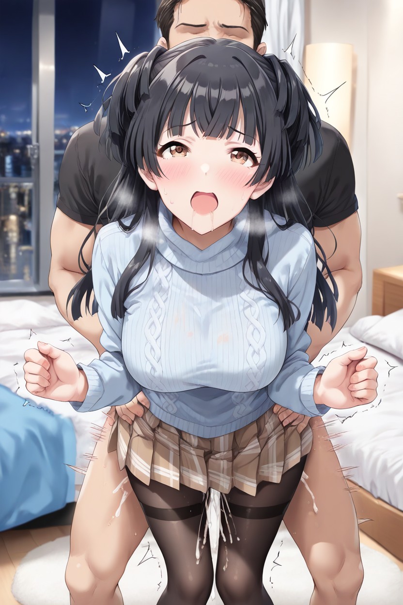 Looking Up, Ultra Detailed, Man Hentai IA