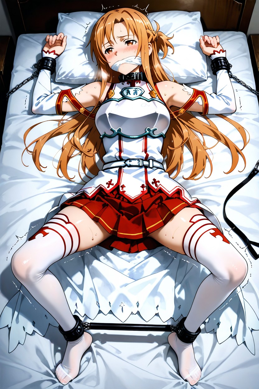 Long Hair, Bound Ankles, Bound Wrist Hentai AI Porn