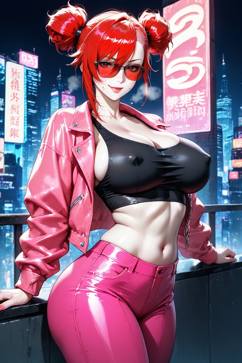 Wide Hips, Thick Thighs, Jacket On The Naked Body Hentai AI Porn