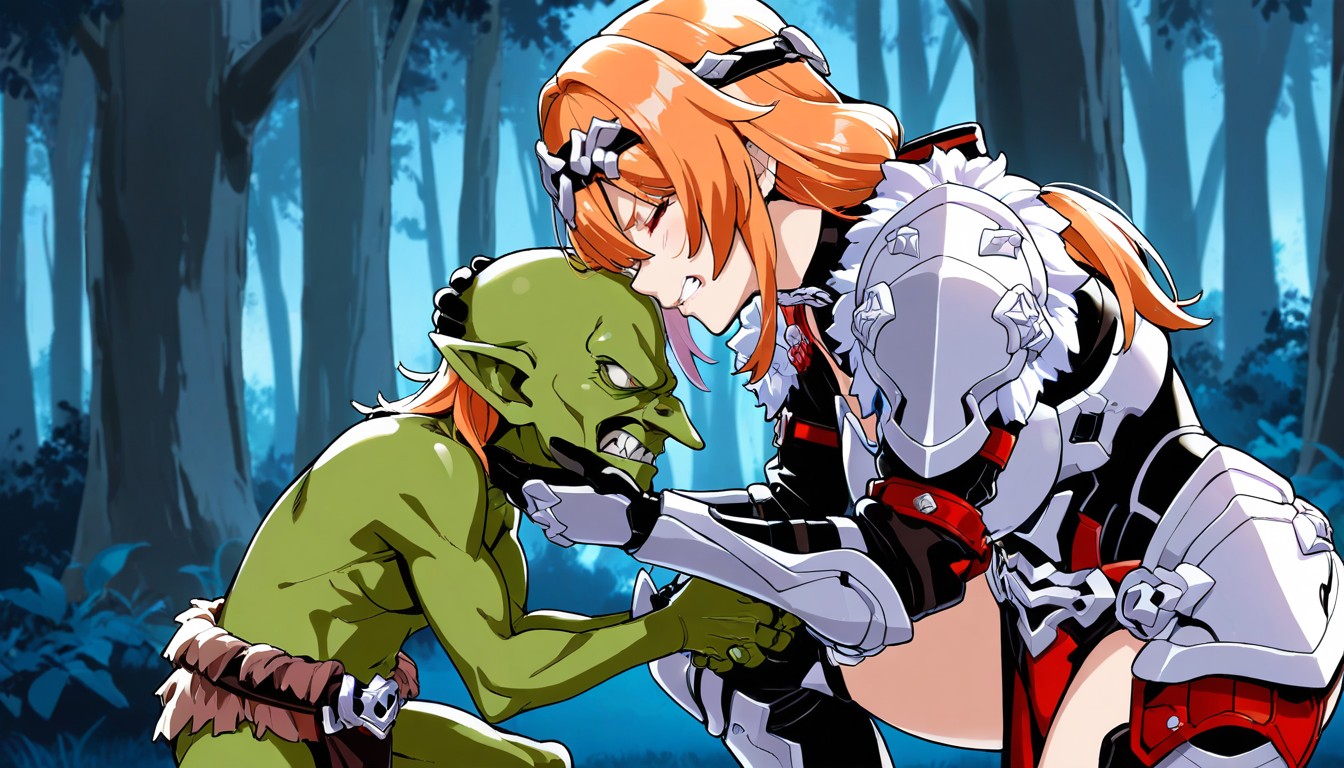 Goblin In Loincloth, Front Of Goblin, Ponytail Hentai AI Porn