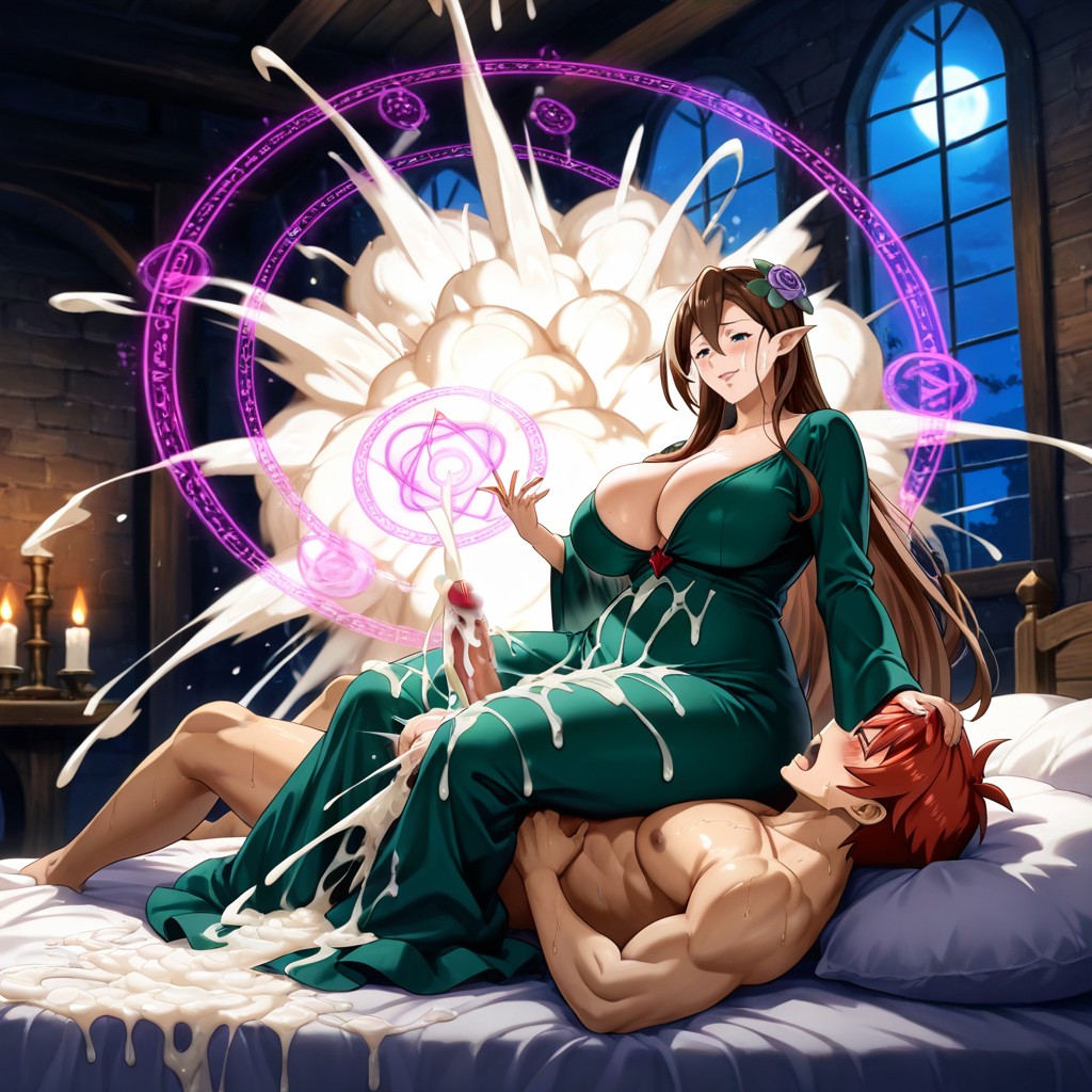 Grabbing Head, Disdain, Magic Lab Hentai AI Porn