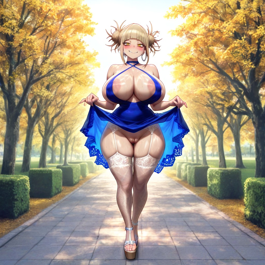 Toga Himiko, Thick Thighs, Extreme Beautiful Anatomy Hentai AI Porn