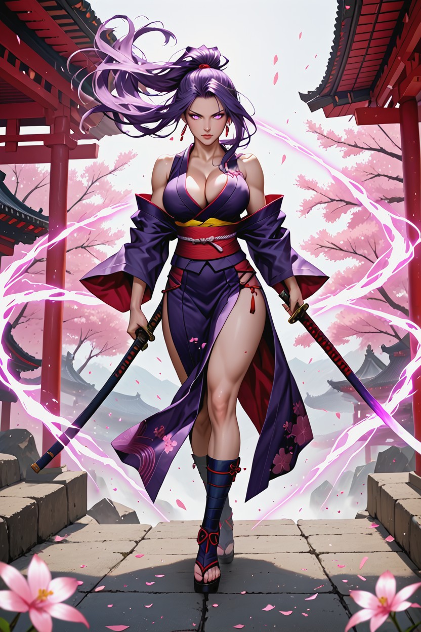 Massive Breast, Detailed Eyes, Natural Lighting Hentai AI Porn