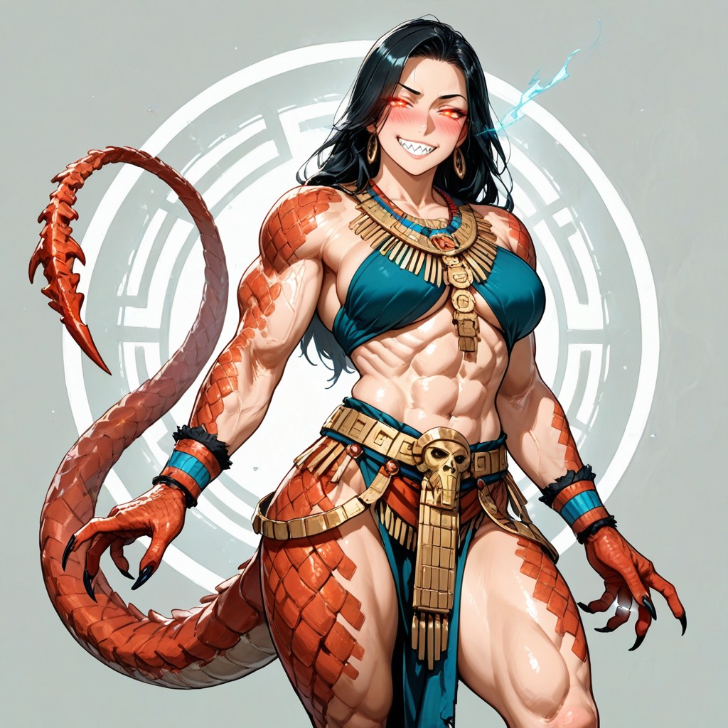 Grinning, Claws, Woman Hentai AI Porn