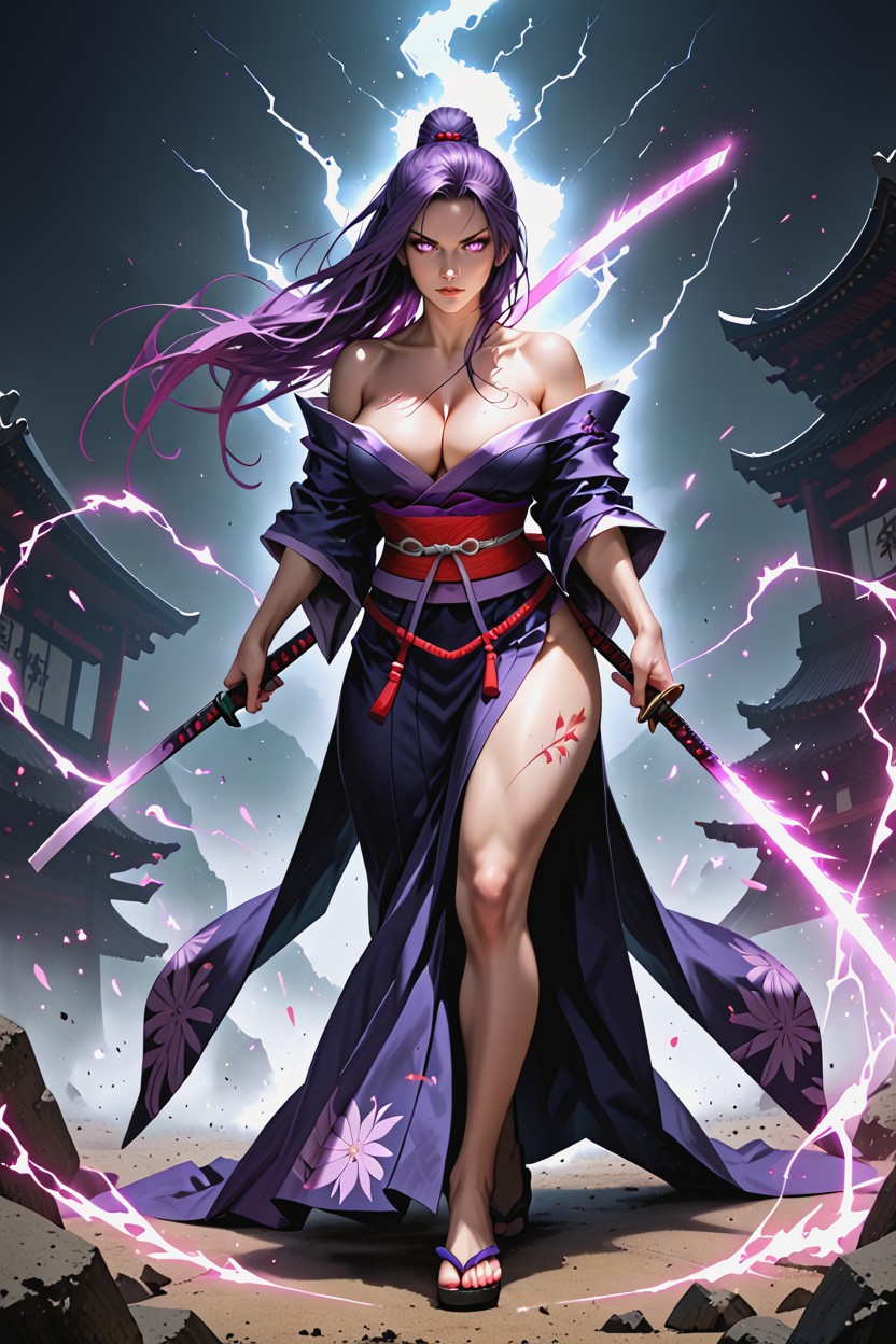 Cleavage, Hyperrealistic, Open Neckline Hentai AI Porn