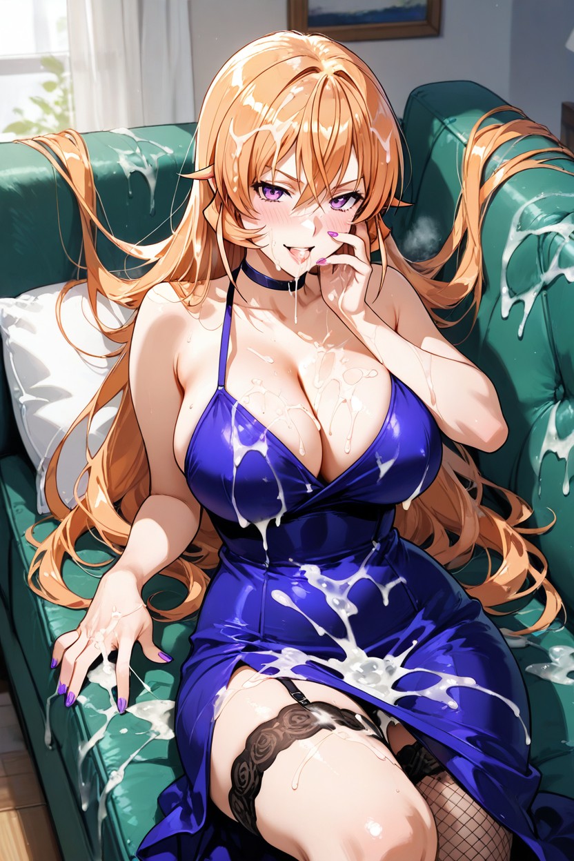 Pechos Medianos, Hair Splattered Of Thick Cum, Delgada Hentai IA
