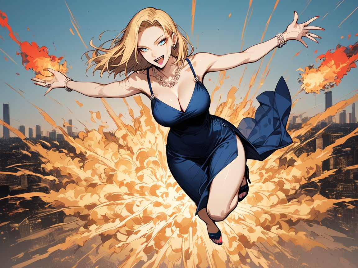 Floating In The Air, Perfect Image, Red Nails Hentai IA