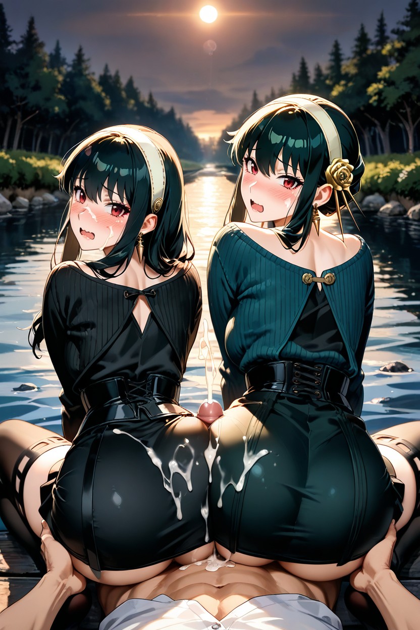 Group Sex, Ejaculation, Sunny Time Hentai IA